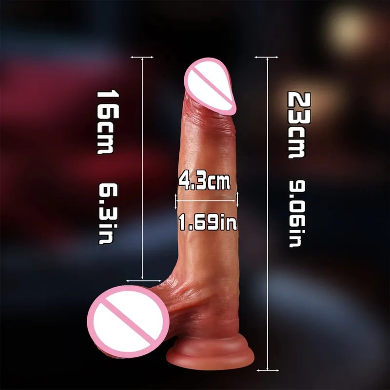 Pele deslizante prepúcio vibrador com testículos reais strapon vibradores realistas para mulheres homens lésbicas anal pau adulto brinquedos sexuais pênis 18 — image 6