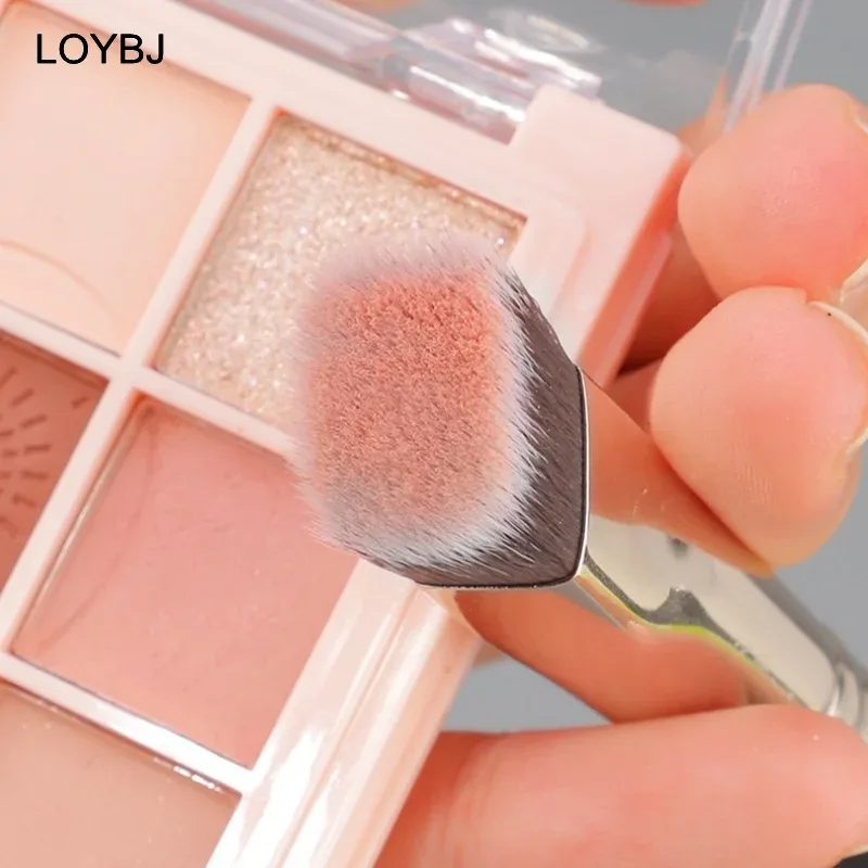 3 pçs conjunto de pincéis de maquiagem de base angular pincéis de maquiagem profissional para base líquida creme bb corretivo feminino ferramentas de beleza