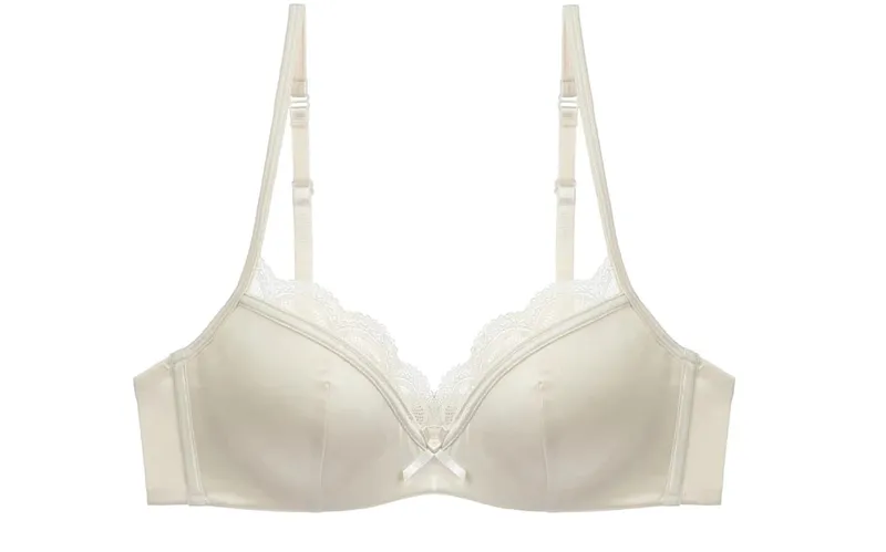 Conjunto de sutiã de renda sem costura de verão para busto pequeno fio macio anti-flacidez emagrecimento bralette & calcinha lingerie leve conjunto sexy