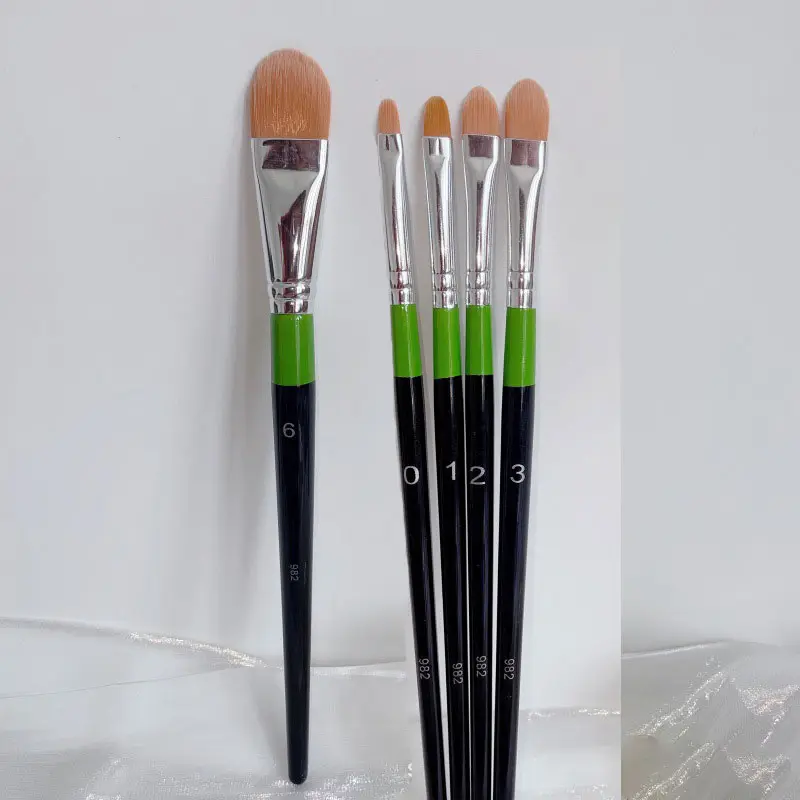 Pincéis de maquiagem para base, 1/peças, pequeno, detalhado, corretivo, cabo de madeira, ferramenta cosmética — image 1