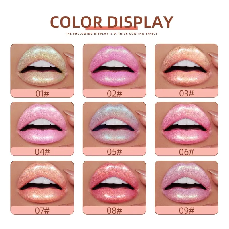 9 cores conjuntos de brilho labial de longa duração brilho batom líquido hidratante luminoso lipgloss maquiagem brilhante kits de esmalte labial