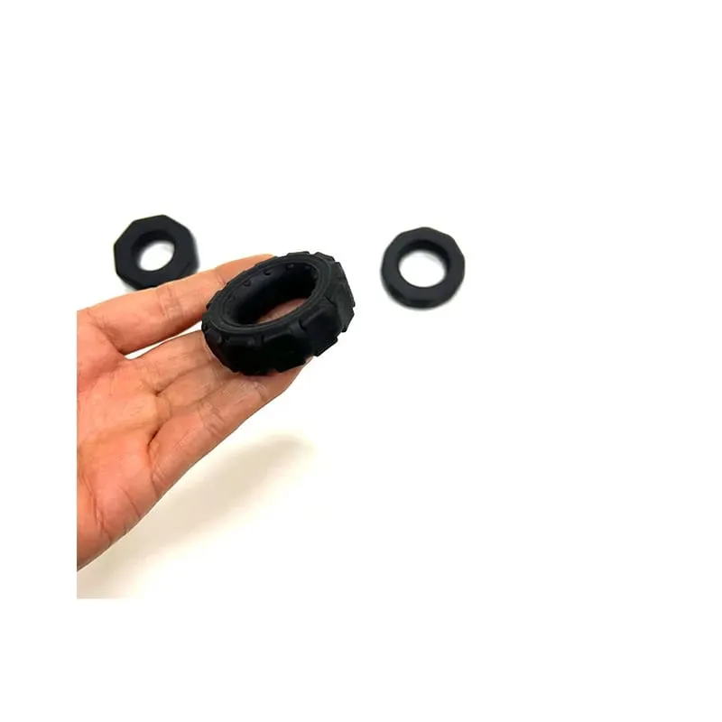 Anel elástico de bloqueio de esperma masculino silicone atraso ejaculação pênis anel brinquedos sexuais para homens pau ereção maca anel adulto suprimentos — image 4