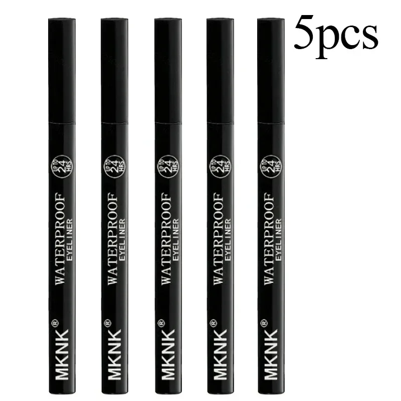 1/5/20pc Lasting Waterproof Liquid Eyeliner Non-fading Smooth Quick Drying Eyeliner Pencil No Ink Leakage Black Eye Liner Makeup