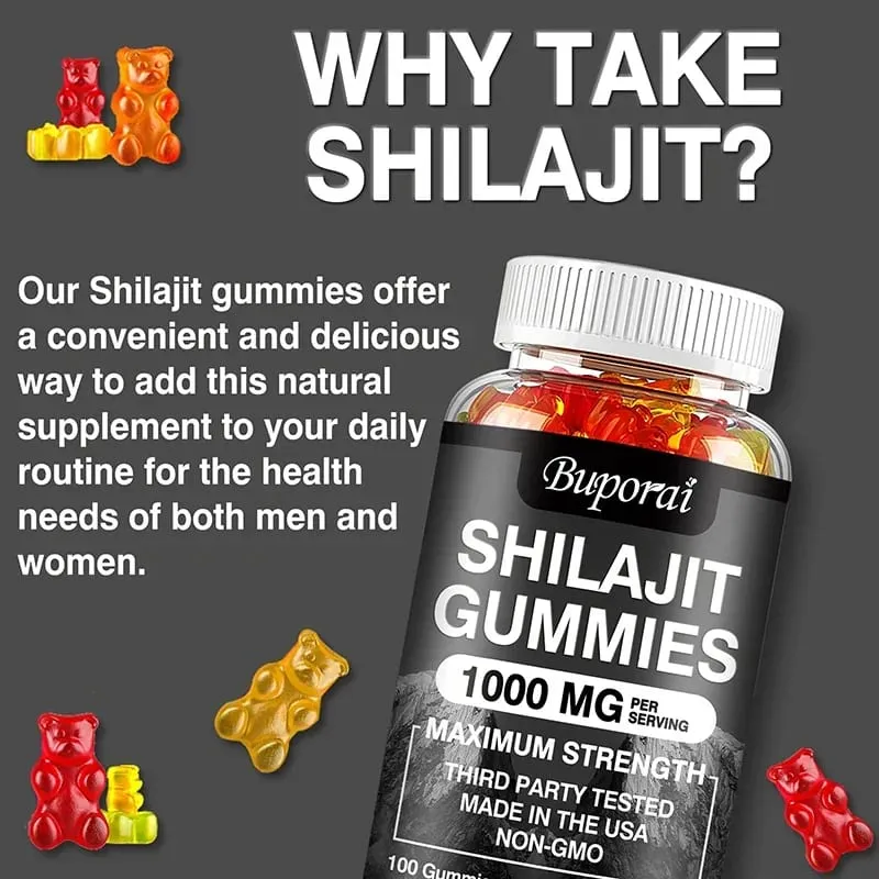 Gomas Shilajit - Nível de energia, memória e suporte ao foco, aliviam o estresse, saúde geral — image 7