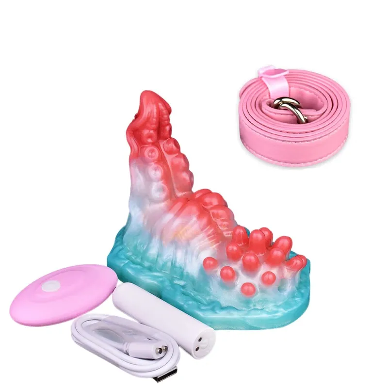 無線控制矽膠八爪魚/顆粒性愛研磨器震動器研磨駝峰摩擦振動按摩女性自慰