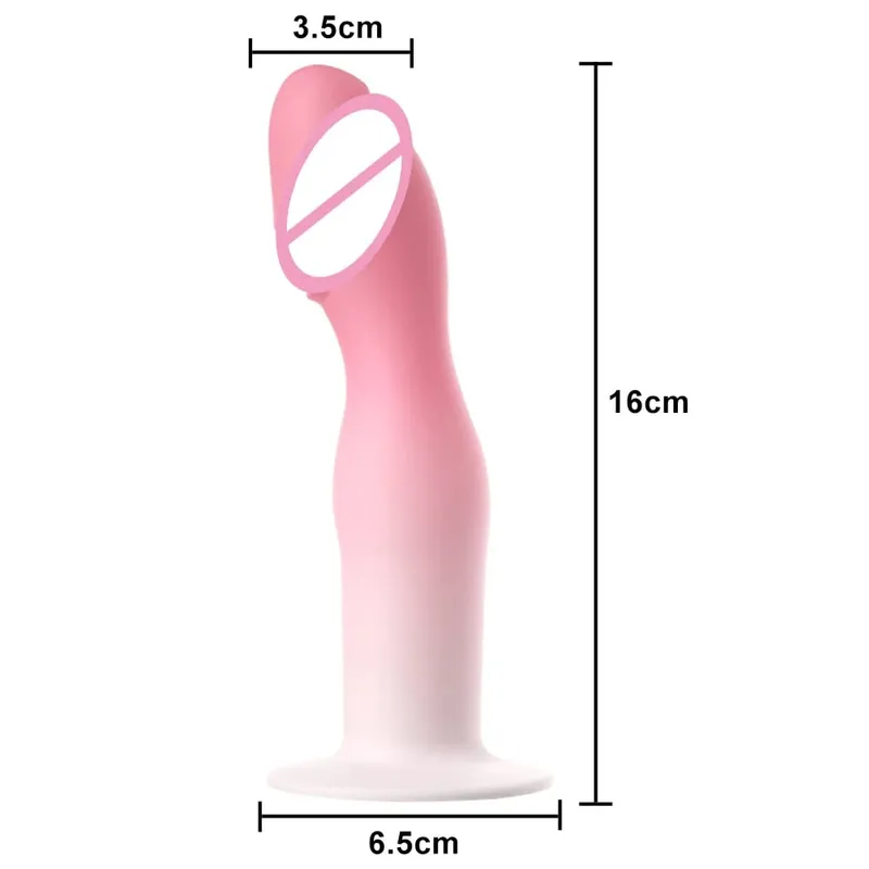 Vibrador de silicone líquido flexível para iniciante plugue anal massageador prosate ponto g ferramenta de massagem pessoal ventosa brinquedo sexual feminino