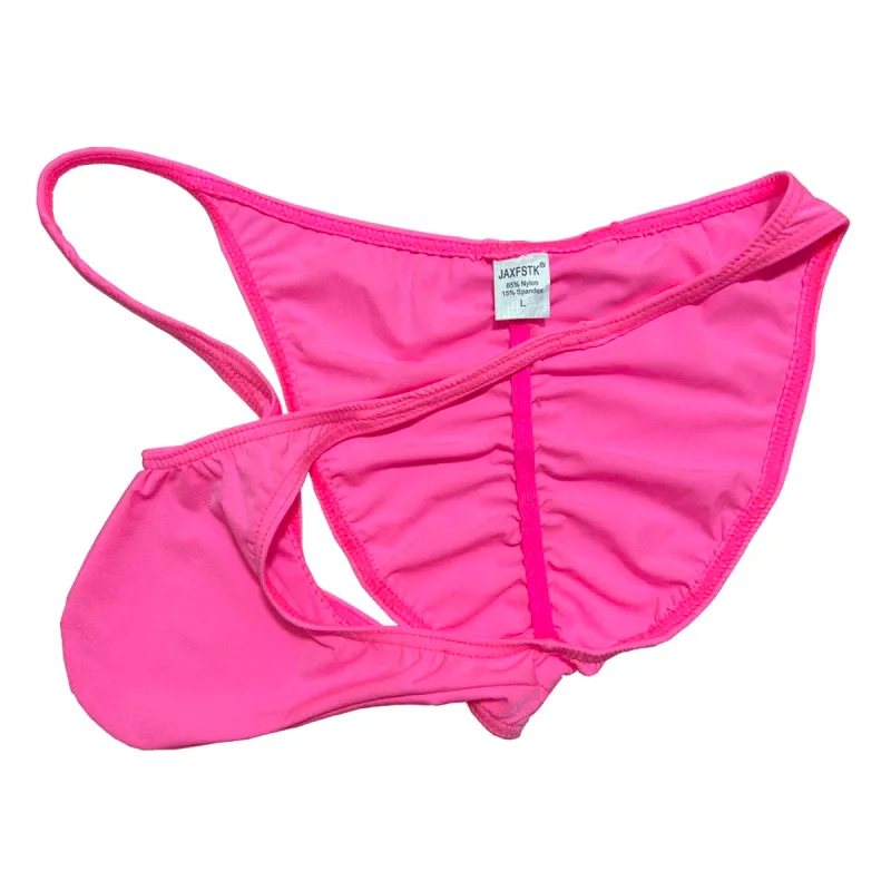 Roupa interior masculina macia micro breve mini calcinha confortável breve respirável leve masculino baixo crescimento mini triângulo corte roupa interior
