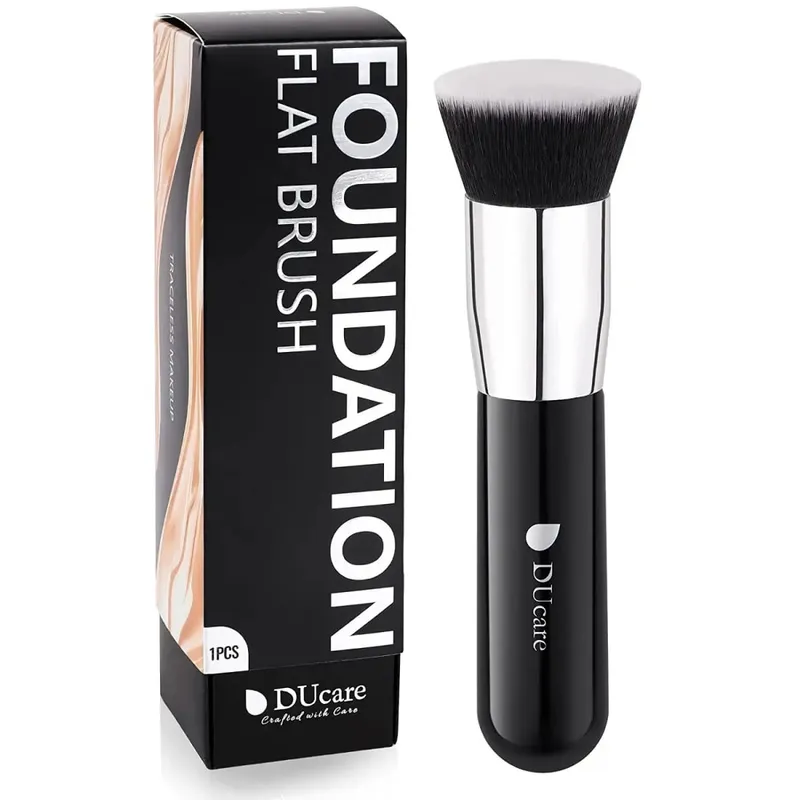 DUcare Foundation Brush Flat Top Kabuki Brush Synthetic Professional Makeup Brush Liquid Blending Mineral Powder Makeup Tools