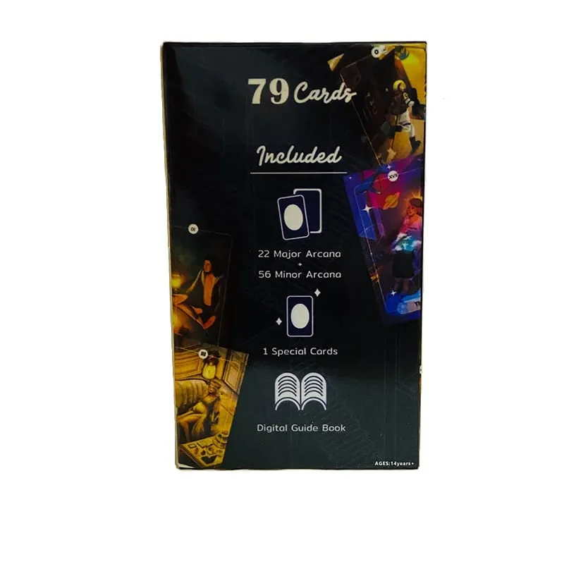 78 histórias cartas de tarô um 79 cartas baralho de tarô versão em inglês fortuna dizendo jogo de baralho de adivinhação para festa de família feminina