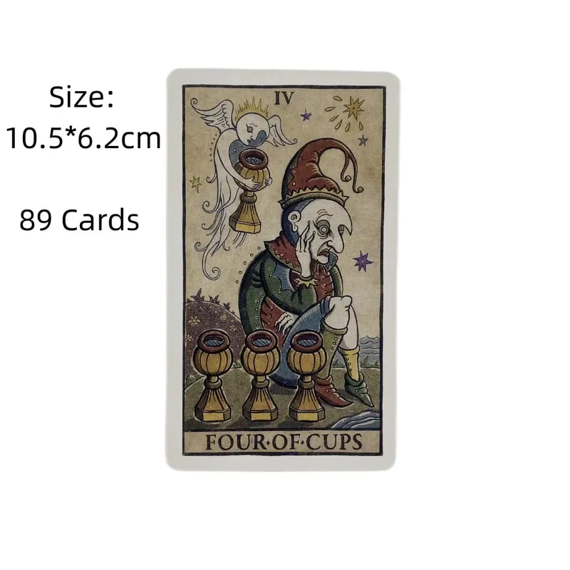1pc Trionfi Della Luna Tarot Cards Fortune-telling Oracle Divination Edition Creativity ILLUSTRATED Moon Board Game Cards