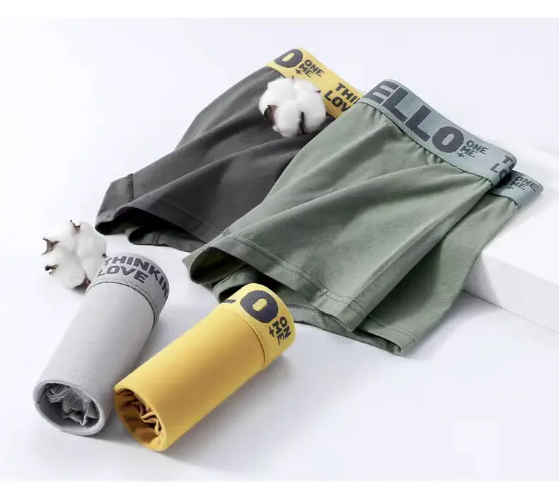 5pcs Men's Underwear, Breathable Comfy Quick Drying Stretchy Boxer Trunks, Sexy Underpants, Men's Trendy Boxer Panties