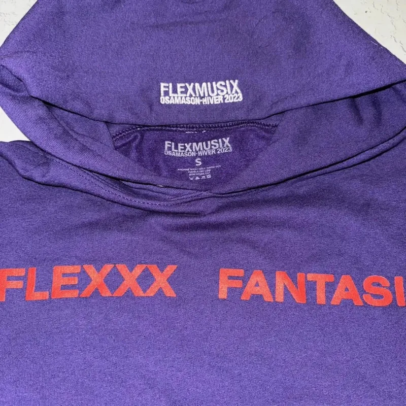 New Men OSAMASON JUMPOUT Flex Purple Color MERCH Pullover Hoodies Hoody Hooded Sweatshirts Velvet Cotton Thick Fleece US E91