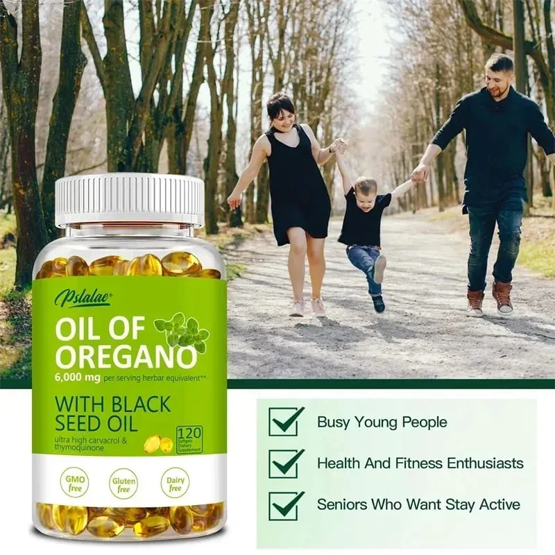 Oregano Oil - Immune and Antioxidant Support Supplement To Help Sustain Overall Well-Being Healthy Intestinal Flora — image 4