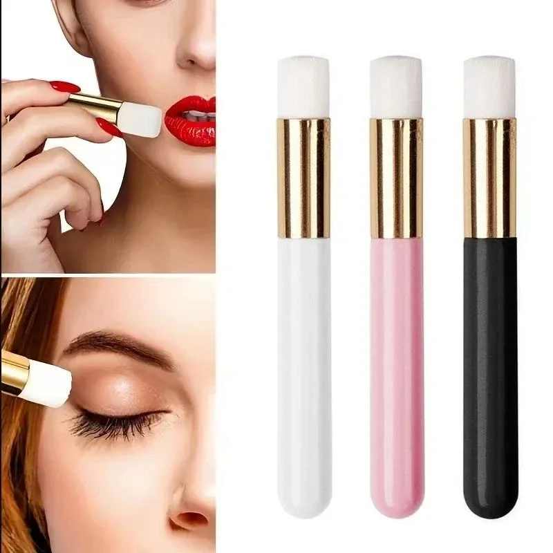 3 pçs escovas de limpeza de cílios lash shampoo escova para extensões de cílios nariz removedor de cravo profunda poros limpeza beleza maquiagem