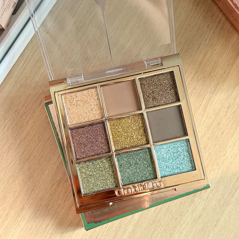 Charlotte Makeup Set 9 Colors Eye Shadow Disc 9g Lasting Nature Easy To Color Foundation Eyeshadow Advanced Tilbury Cosmetics