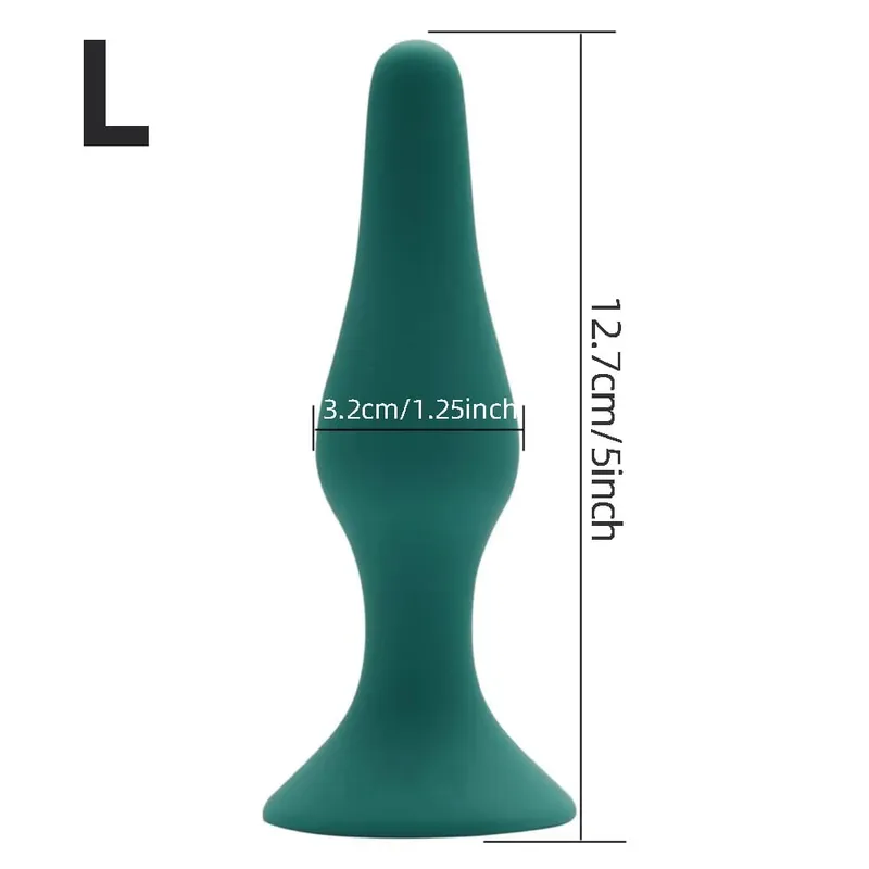 Plugue anal de silicone para iniciantes, plugue anal para homens e mulheres, massageador de próstata para gays, mini bala anal, masturbador, brinquedo sexual para homens