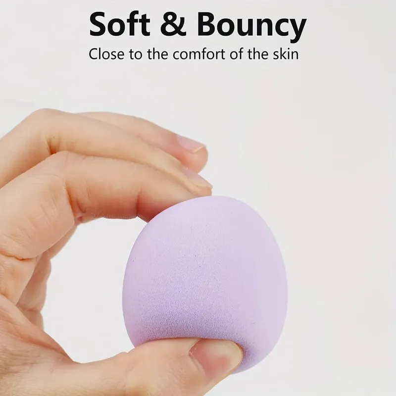 8 pçs beleza ovo maquiagem esponja liquidificadores beleza esponjas fundação aplicador maquiagem puff compõem ferramentas — image 5