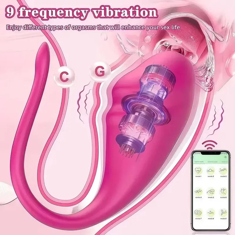 Poderoso wearable app controle ovo vibrador tipo u estimulador vaginal clitoriano para casais massagem g ponto brinquedo sexual para mulher 18 +