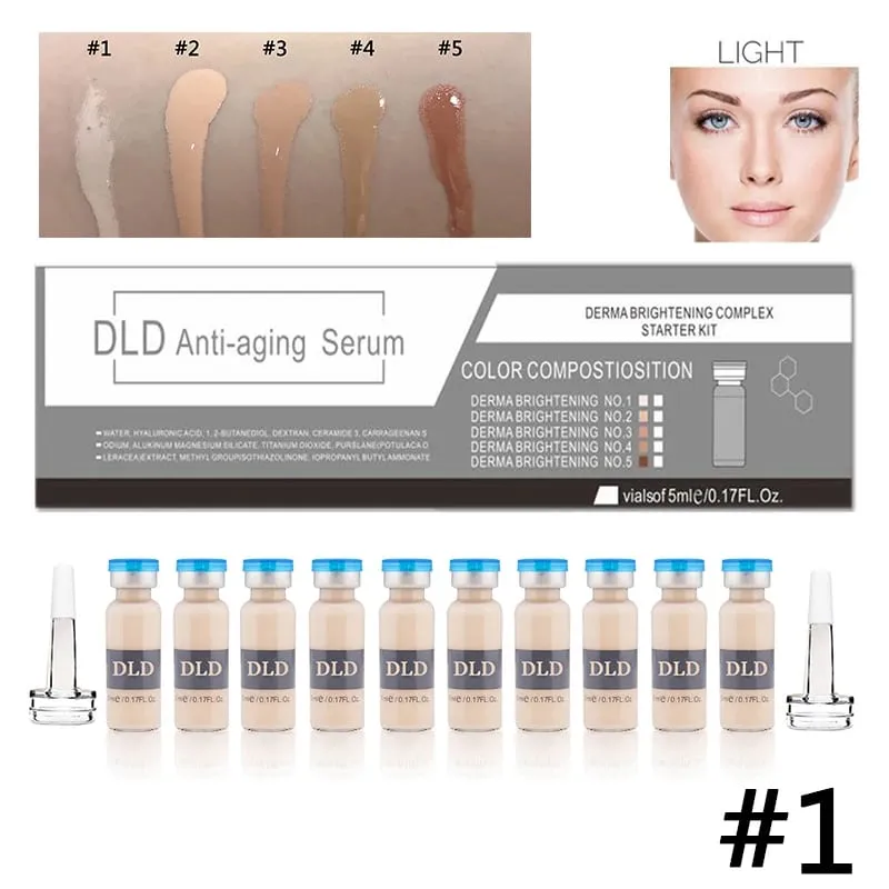10 Vials Korea BB Cream Glow Essence Beginner Starter Kit Niacinamide Moisturizing Foundation Cream Facial Skin Care