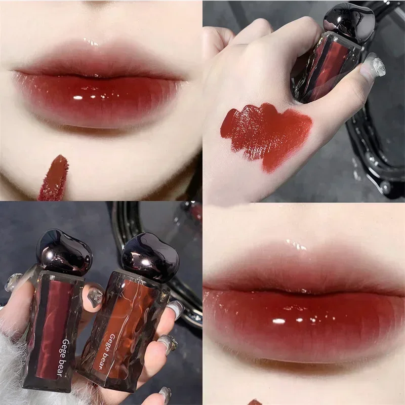7 cores espelho tingimento brilho labial hidratante batom líquido à prova dlong água longa duração matiz labial vermelho coreano maquiagem natural cosméticos
