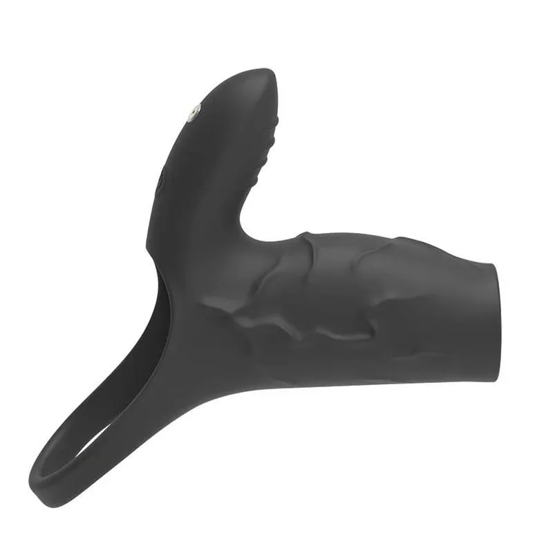 Vibratório pênis manga 10 modos galo anel g ponto estimular vibrador brinquedos sexuais para homens pênis atraso ejaculação ereção trainer 18
