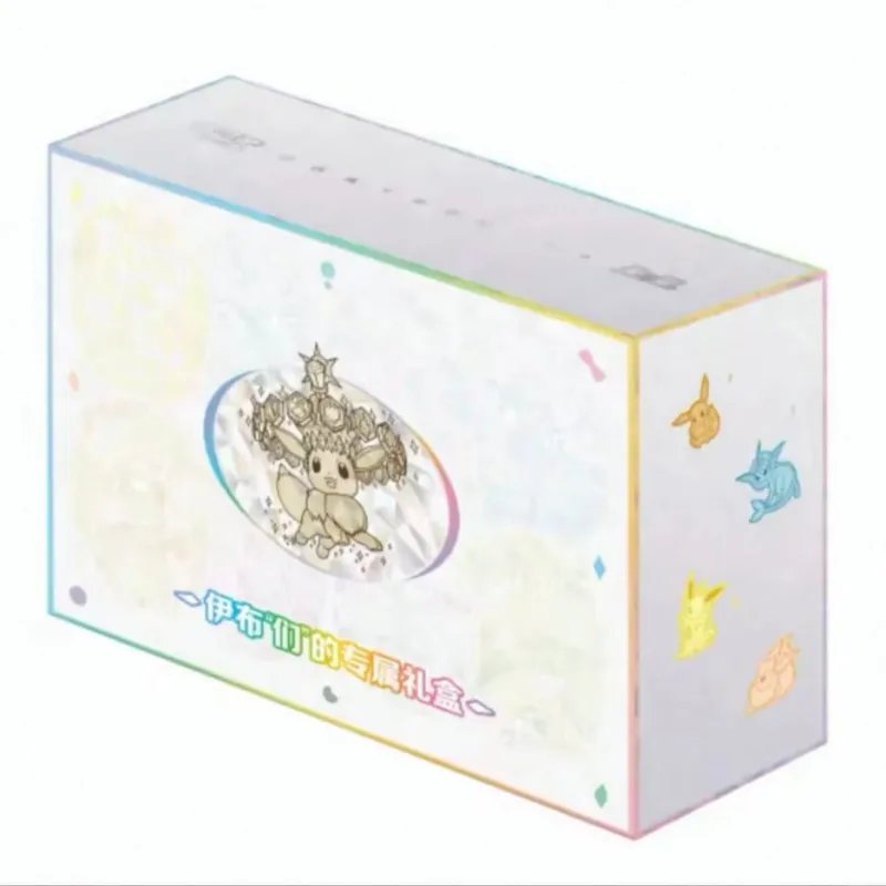 100% original pokemon 17.5 eevee booster pack gem pack vol1 2 3 4 5 cartões pokemon ptcg negociação gem saco cartões coletados brinquedo presente