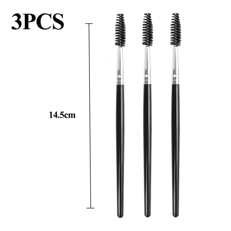 1/3pcs Soft Eyelash Brushes Twisted Eyebrow Brush Elbow Contouring Eye Brow Eyeliner Brushes Eyes Blending Cosmetic Makeup Tool