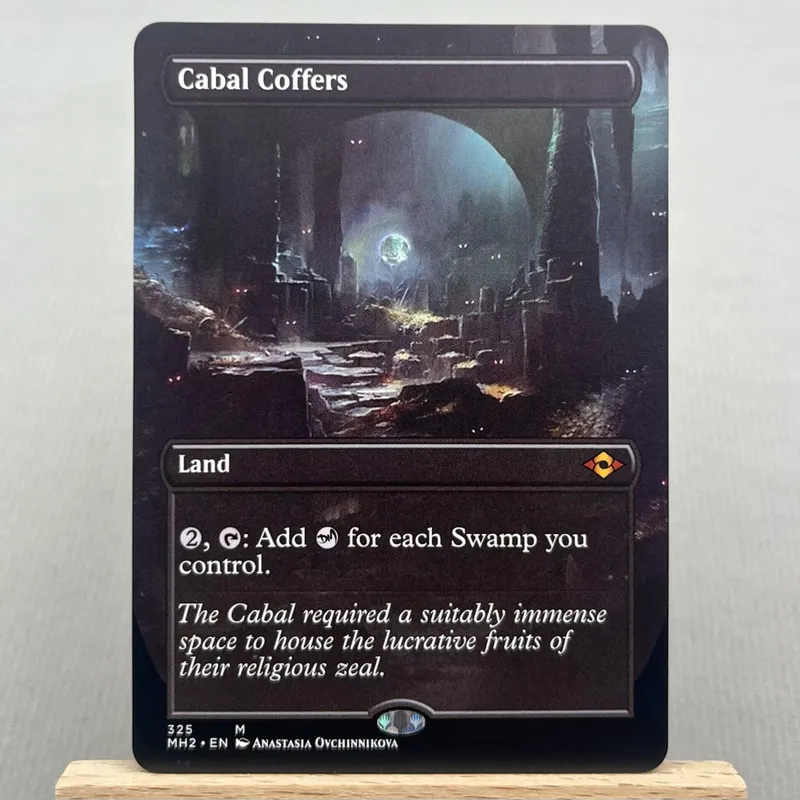 MH2 HOLO7-Ⅰ03 Cartões Tcg Alemão Núcleo Negro Ragavan Ágil Saga de Urza Buscar Terras Áridas Mesa os Cofres da Cabal