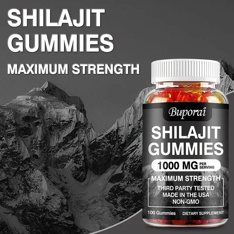 Gomas Shilajit - Nível de energia, memória e suporte ao foco, aliviam o estresse, saúde geral — image 4