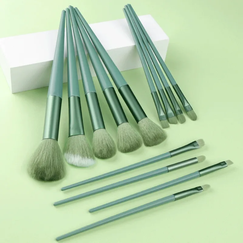 Conjunto de pincéis de maquiagem, 13 peças, profissional, base macia, pó, corretivo, sombra, delineador, blush, maquiagem cosmética, ferramenta de beleza — image 10