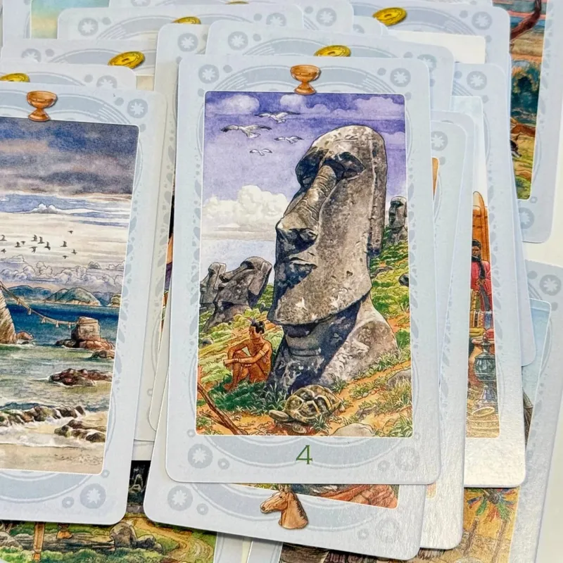 俄羅斯版 Таро священных мест A 78 塔羅牌聚會預言占卜桌遊