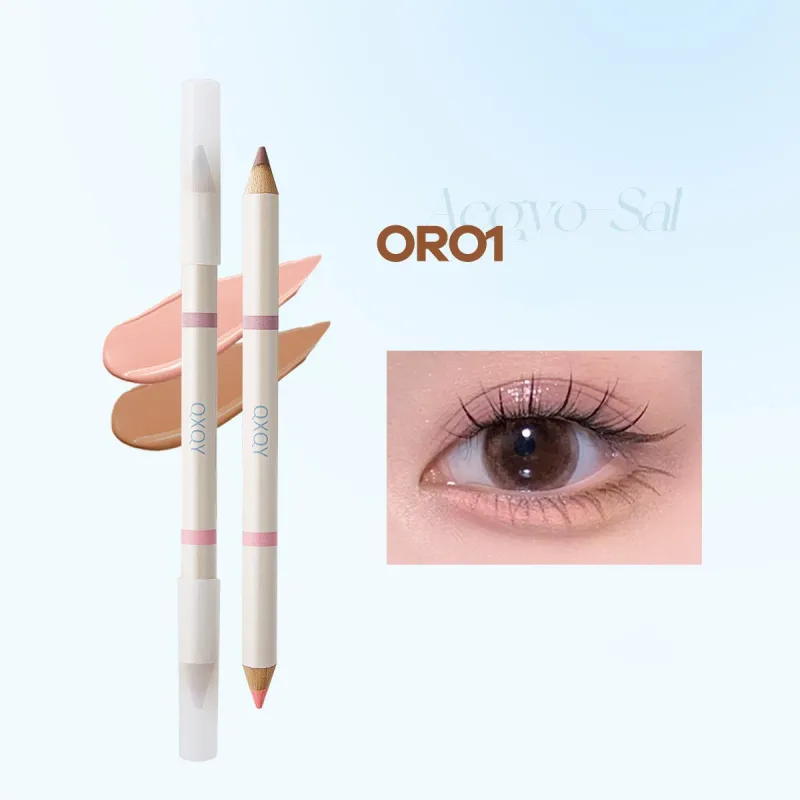 Double Tip Aegyosal Pencil Highlighter Matte Under Eye Tear Bag Liner Arrow Pen Eyeshadow Stick Korean Make Up Women Cosmetics