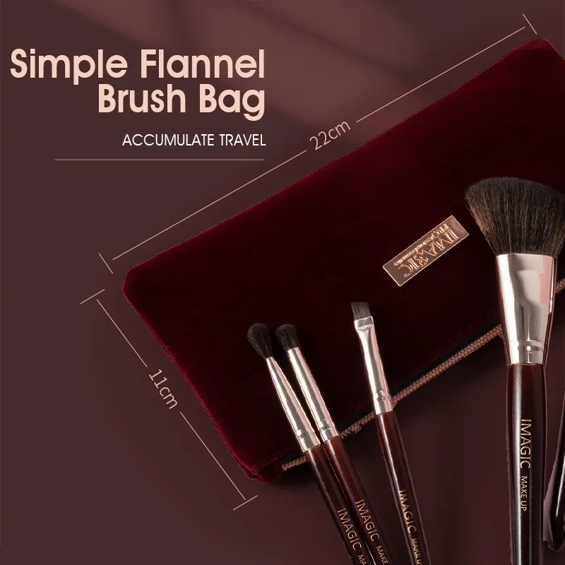 12Pcs/Kit Makeup Brushes Set Eyeshadow Powder Blush Highlighter Synthetic Natural Hair Professional Cosmetic Beauty Tools