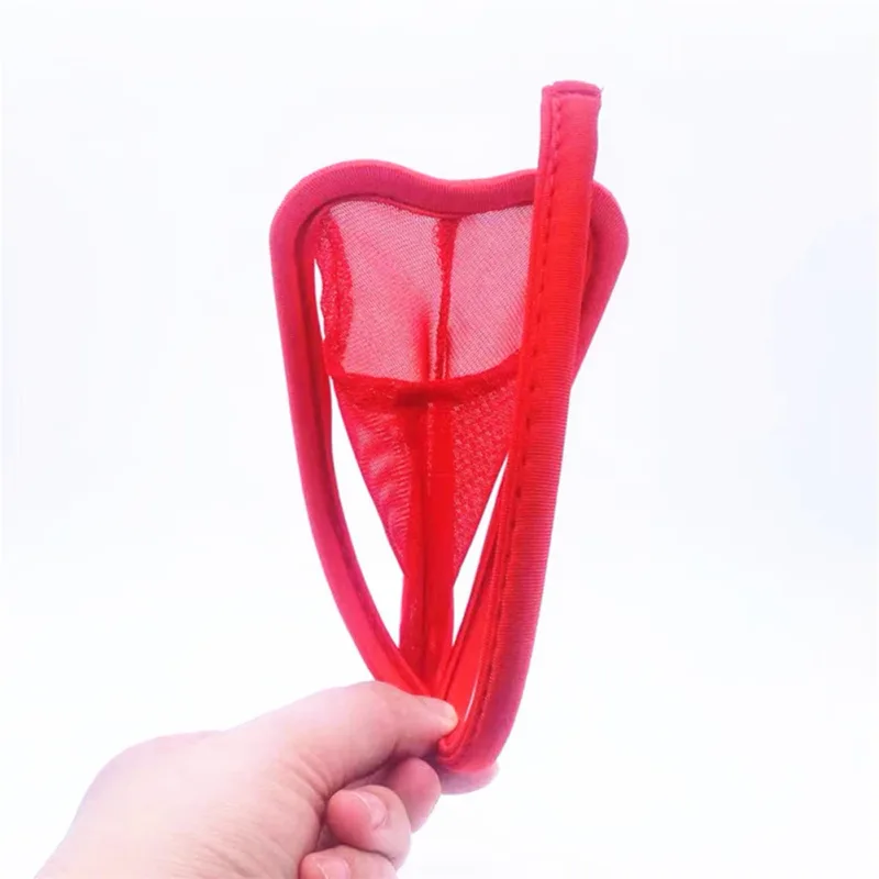 Confortável moda masculina breve c-string sólida tanga cueca cuecas de biquíni bulge bolsa lingerie confortável