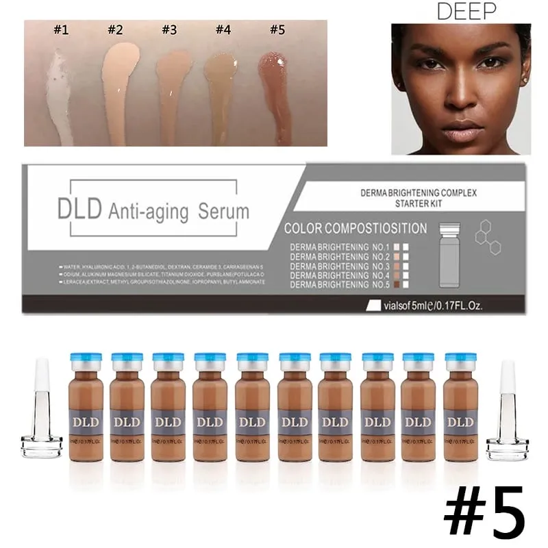10 Vials Korea BB Cream Glow Essence Beginner Starter Kit Niacinamide Moisturizing Foundation Cream Facial Skin Care
