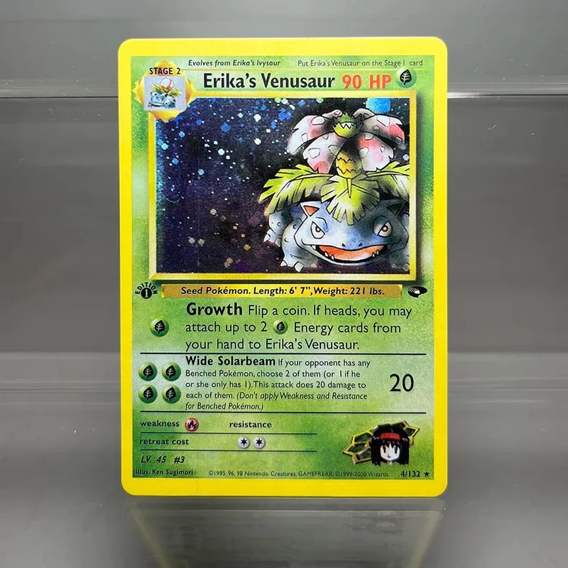 PKM 全像單代理卡 Lugia Charizard Venusaur 箔遊戲收藏卡 PTCG 兒童玩具