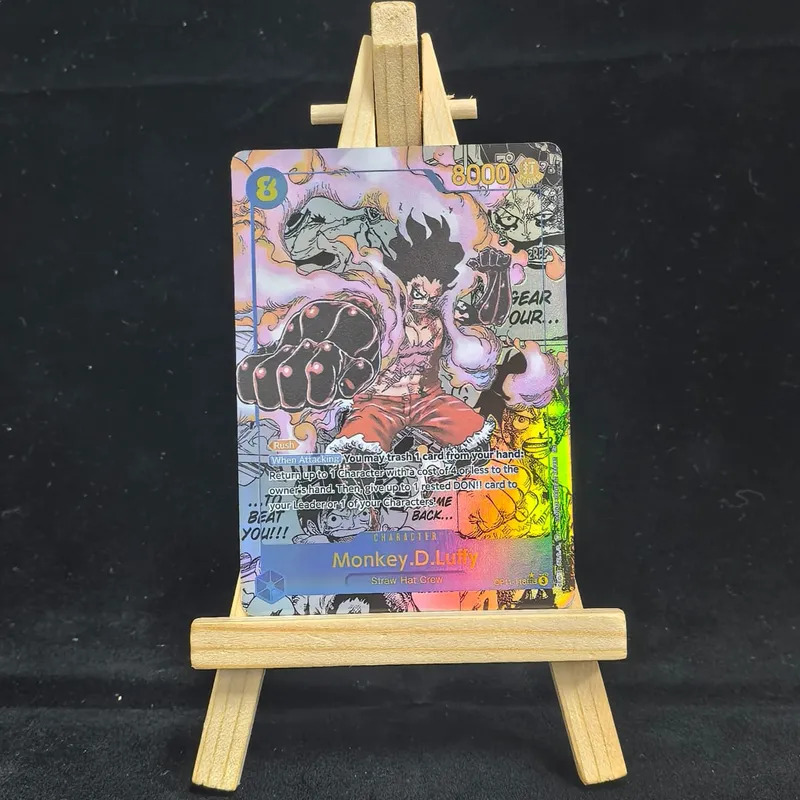 22 Pçs/set OP01-OP11 OPCG ONE PIECE Collection Card Roronoa Zoro Monkey D. Luffy Sabo Nami GOLD.ROGER DIY Versão em Inglês Presente