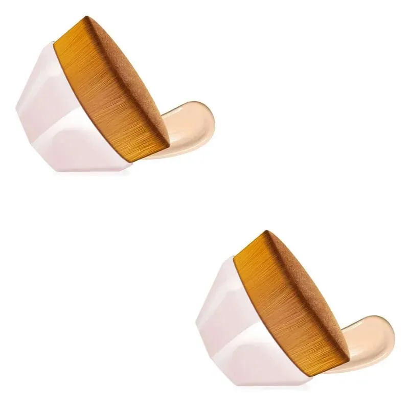 Novo pincel mágico de maquiagem beleza pó rosto blush pincéis portátil profissional escova de fundação grande cosméticos base macia compõem
