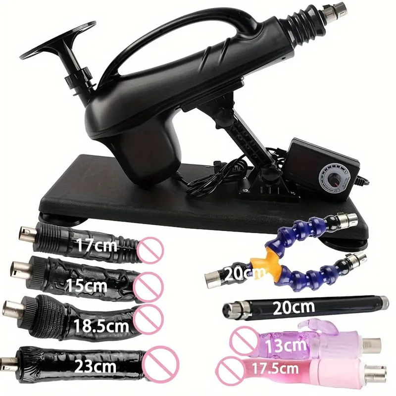 自動性愛機器 3XLR 假陽具配件女性自慰震動器按摩槍男性性玩具情侶成人用品