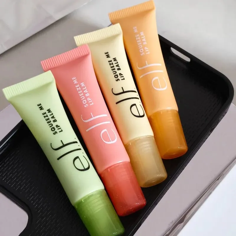 Elf Brand Portable Fruit Flavor Lip Gloss Lightweight Hydrating Nourishing Repairing Improve Lip Lines Tinted Lip Balm Cosmetic — image 1
