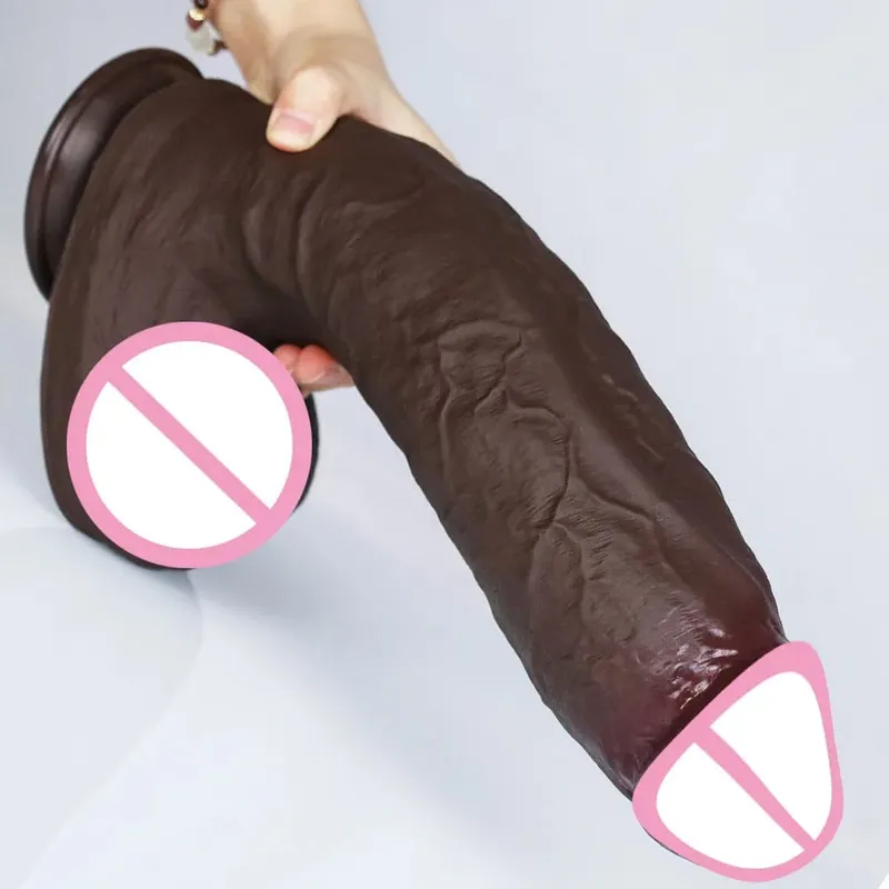 4 tamanhos realista macio grande vibrador duplo silicone ventosa pênis casais masturbação enorme galo mulher homem anal adulto brinquedo sexo