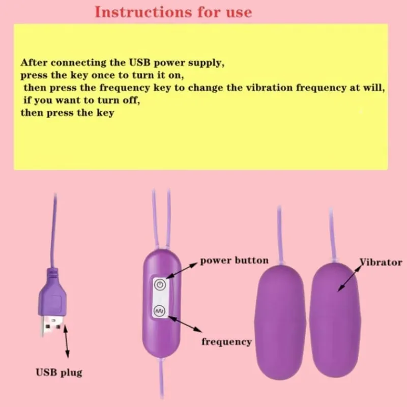 Poderoso duplo vibratório bala ovo g ponto estimulador clitoriano usb recarregável à prova dwireless água brinquedo sexual para mulher