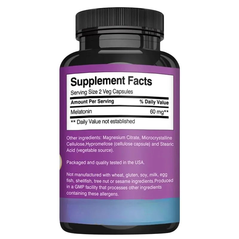 Suplementos de melatonina - promovem a qualidade do sono e o estado de alerta ajudam a dormir profundamente