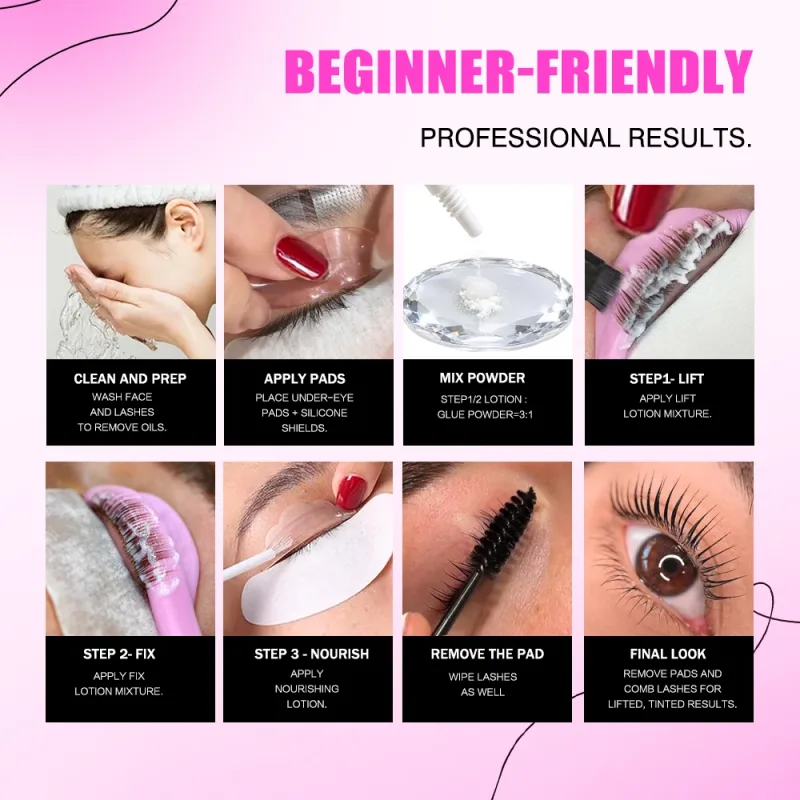 Nova atualização premium lash lift perm kit de longa duração 6-8 semanas volumosos cílios encaracolados profissional beleza maquiagem suprimentos