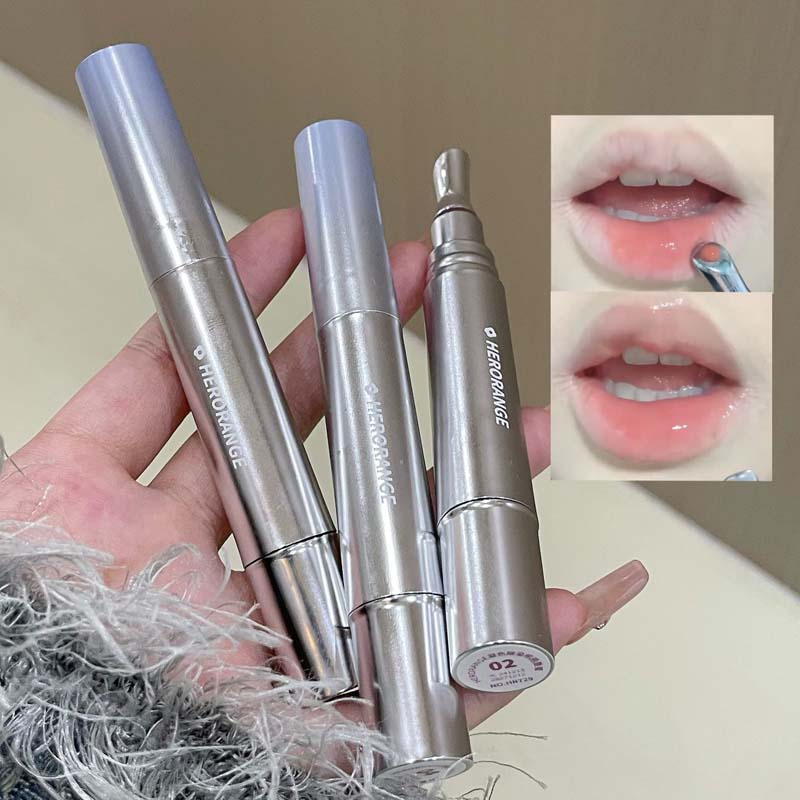 Espelho aguado essência brilho labial de longa duração não-pegajoso plumping batom líquido geléia lábio esmalte maquiagem hidratante lábios matiz
