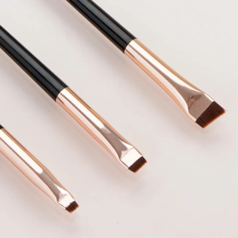 Eyeliner Brush Brow Tint Brushes Eyebrow Brushes Set Fine Angled Point Angled Slanted Tinting Ultra Thin Flat Makeup Premium Eye