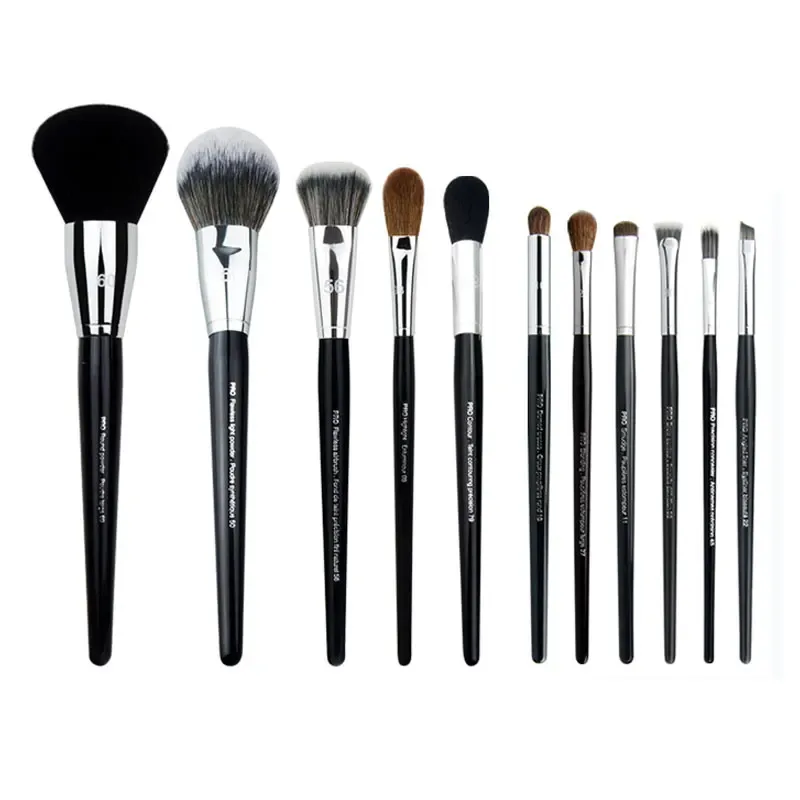 Conjunto de pincéis de maquiagem para base, de alta qualidade, pincel de maquiagem profissional, pó líquido, sombra, vinco, corretivo, ferramentas cosméticas requintadas