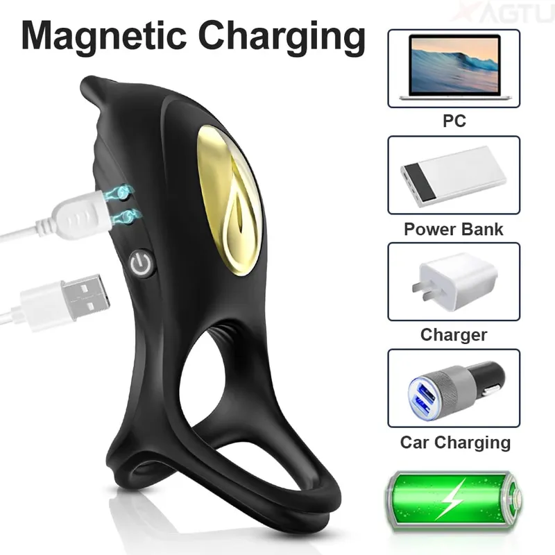 Sucking Vibrating Cock Ring for Men Remote Control Penis Ring Ejaculation Delay Clitoris Sucker Stimulation Sex Toy for Couples