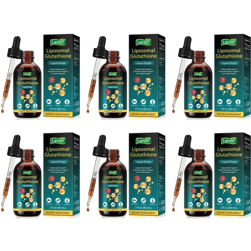 Lenm Liposomal Glutathione Liquid Drops Antioxidant Defense Support with Vitamin C and NAC Sugar Free and Gluten Free 60 ML — image 12