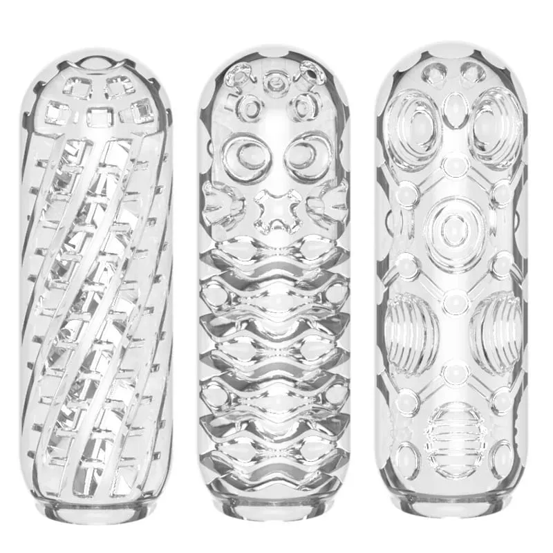 Masturbação para homens pênis agradável dispositivo de copo de aeronave macio transparente bolso manga vaginal treinamento 18 brinquedos sexuais eróticos adultos — image 1